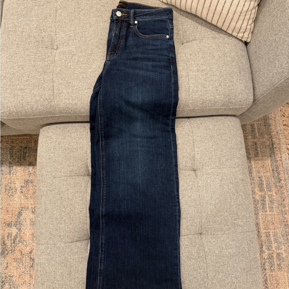 Quince Bella wide leg 28” inseam deep blue